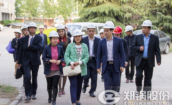 泰國中小企業(yè)局局長帶隊商務(wù)考察團來訪鄭鍋股份