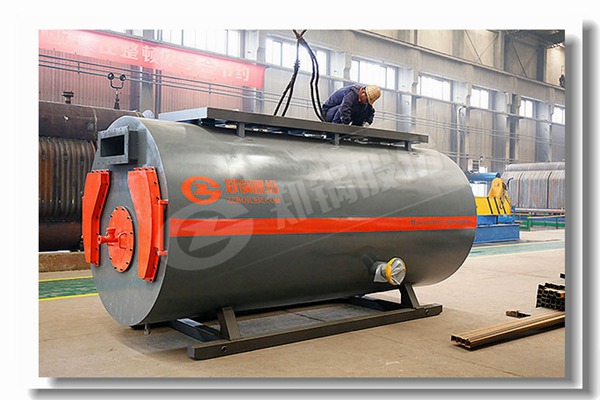 帶有雙燃料燃燒器的鍋爐，熱油鍋爐